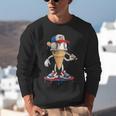 USA Patriotic Baseball Ice Cream Cone Freedom Unisex Sweatshirt USA Patriotic Baseball Ice Cream Cone Freedom Unisex Sweatshirt