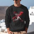 Valentine Baseball Player Drip Unisex Sweatshirt