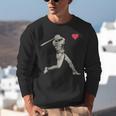 Valentines Day Baseball Batter Silhouette Heart Men Boy Kids Unisex Sweatshirt Valentines Day Baseball Batter Silhouette Heart Men Boy Kids Unisex Sweatshirt