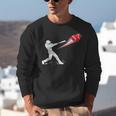 Valentines Day Baseball Batter Silhouette Heart Unisex Sweatshirt