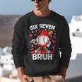 Valentines Day Six Seven Bruh 6 7 Meme Baseball Drip Boys Unisex Sweatshirt Valentines Day Six Seven Bruh 6 7 Meme Baseball Drip Boys Unisex Sweatshirt