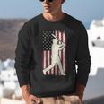 Vintage American Flag Baseball Batter Patriotic Home Run Unisex Sweatshirt Vintage American Flag Baseball Batter Patriotic Home Run Unisex Sweatshirt