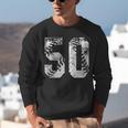 Vintage Baseball Number 50 Jersey Player Uniform Unisex Sweatshirt
