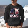 Women's Batter Patriotic American Flag Baseball Silks Unisex Sweatshirt Women's Batter Patriotic American Flag Baseball Silks Unisex Sweatshirt