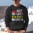 Women's Hit Hard Run Fast Turn Left Baseball Quote Fan Coach Unisex Sweatshirt Women's Hit Hard Run Fast Turn Left Baseball Quote Fan Coach Unisex Sweatshirt