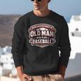 Women's Never Underestimate An Old Man Who Plays Baseball Unisex Sweatshirt Women's Never Underestimate An Old Man Who Plays Baseball Unisex Sweatshirt