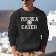 You'Re A Catch Baseball Pun Heart Kids Boys Valentines Unisex Sweatshirt You'Re A Catch Baseball Pun Heart Kids Boys Valentines Unisex Sweatshirt
