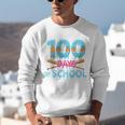 100 Days Of School Drip Ice Cream Baseball For Teacher Kids Premium Tri-Blend Unisex Sweatshirt 100 Days Of School Drip Ice Cream Baseball For Teacher Kids Premium Tri-Blend Unisex Sweatshirt