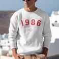 40 Year Old 1986 Classic Baseball 40th Birthday Unisex Sweatshirt
