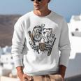67 Baseball Six Seven Baseball 6 7 Kids Boys Girls Premium Tri-Blend Unisex Sweatshirt
