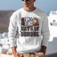 Baseball 100 Days Of School Happy 100th Day Teachers Kids Unisex Sweatshirt Baseball 100 Days Of School Happy 100th Day Teachers Kids Unisex Sweatshirt