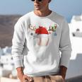 Baseball Christmas Reindeer Santa Hat Sports Player Xmas Unisex Sweatshirt Baseball Christmas Reindeer Santa Hat Sports Player Xmas Unisex Sweatshirt