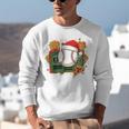Baseball Christmas Scoreboard Celebration Premium Tri-Blend Unisex Sweatshirt