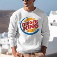 Baseball Dinger King Logo For Home Run Players And Fan Unisex Sweatshirt Baseball Dinger King Logo For Home Run Players And Fan Unisex Sweatshirt