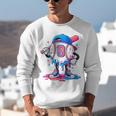 Baseball Drip 8th 8 Year Old Birthday Boys Pitcher Player Unisex Sweatshirt