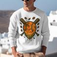 Baseball Drip Ice Cream Dripping Blaze Hunter Orange Camo Unisex Sweatshirt