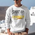 Baseball Fan Shut Up I'm Doing Game Changer Premium Tri-Blend Unisex Sweatshirt Baseball Fan Shut Up I'm Doing Game Changer Premium Tri-Blend Unisex Sweatshirt