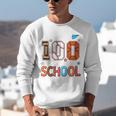 Baseball Football Basketball I Survived 100 Days Of School Unisex Sweatshirt Baseball Football Basketball I Survived 100 Days Of School Unisex Sweatshirt