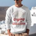 Baseball Game Day There Is No Crying In Baseball Unisex Sweatshirt