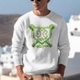 Baseball Icecream St Patrick's Day Lucky Charm Shamrock Drip Unisex Sweatshirt Baseball Icecream St Patrick's Day Lucky Charm Shamrock Drip Unisex Sweatshirt
