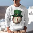 Baseball Leprechaun Hat Saint Patrick Retro Unisex Sweatshirt Baseball Leprechaun Hat Saint Patrick Retro Unisex Sweatshirt