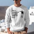 Baseball Pun Saying I'm a Stand Up Double Type Of Guy Unisex Sweatshirt Baseball Pun Saying I'm a Stand Up Double Type Of Guy Unisex Sweatshirt