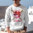 Boys Valentine Day Baseball Helmet Drip Ice-Cream Youth Kids Unisex Sweatshirt Boys Valentine Day Baseball Helmet Drip Ice-Cream Youth Kids Unisex Sweatshirt