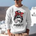 Classy Nana Life Soccer Messy Bun Baseball Mother's Day Unisex Sweatshirt Classy Nana Life Soccer Messy Bun Baseball Mother's Day Unisex Sweatshirt