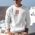 FO23VER Trendy Number 23 Baseball Team Sport For Women Men Unisex Sweatshirt