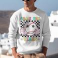 Game Day Vibes Softball Baseball Groovy Game Day Girls Women Unisex Sweatshirt Game Day Vibes Softball Baseball Groovy Game Day Girls Women Unisex Sweatshirt