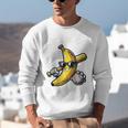 Lets Go Bananas Baseball Retro Sports Boys Kids Men Youth Premium Tri-Blend Unisex Sweatshirt Lets Go Bananas Baseball Retro Sports Boys Kids Men Youth Premium Tri-Blend Unisex Sweatshirt