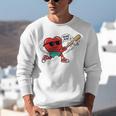 Heart Valentines Day Baseball Men Boys Kids Teens Unisex Sweatshirt Heart Valentines Day Baseball Men Boys Kids Teens Unisex Sweatshirt