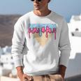 Ice Cream Baseball Cone Dripping Sprinkles Kids Boys Summer Premium Tri-Blend Unisex Sweatshirt Ice Cream Baseball Cone Dripping Sprinkles Kids Boys Summer Premium Tri-Blend Unisex Sweatshirt