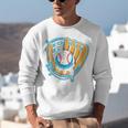 Ice Cream Baseball Mitt Drippy Scoop Baseball Sports Unisex Sweatshirt Ice Cream Baseball Mitt Drippy Scoop Baseball Sports Unisex Sweatshirt