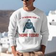 I'm Working From Home Today Baseball Lover Men Women Unisex Sweatshirt