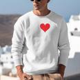I Love Mamie Heart Grandma Grandmother Grandparent Raglan Baseball Tee Unisex Sweatshirt