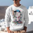 Melting Slime Sprinkle Baseball Mascot With Bat Unisex Sweatshirt Melting Slime Sprinkle Baseball Mascot With Bat Unisex Sweatshirt