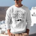 I Miss Modern Baseball Vintage Baseball Meme Tee Unisex Sweatshirt