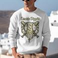 Old School Camo Baseball Drip Double Digits 10th Birthday Unisex Sweatshirt