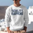 Schlitt Happens NY Bronx I Heart Baseball Apparel Unisex Sweatshirt