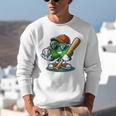 Shamrock Baseball St Patrick's Day Kids Boys Toddlers Premium Tri-Blend Unisex Sweatshirt Shamrock Baseball St Patrick's Day Kids Boys Toddlers Premium Tri-Blend Unisex Sweatshirt