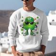 Shamrocks Playing Baseball St Patricks Day 6 7 Meme Men Boys Unisex Sweatshirt Shamrocks Playing Baseball St Patricks Day 6 7 Meme Men Boys Unisex Sweatshirt