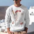 Skeleton Batting Baseball Halloween Boys Men Kids Unisex Sweatshirt