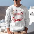 Stealing Hearts Like I Steal Bases Softball Baseball Batter Unisex Sweatshirt