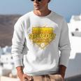 Strike Out Childhood Cancer Boys Baseball Drip Gold Ribbon Unisex Sweatshirt Strike Out Childhood Cancer Boys Baseball Drip Gold Ribbon Unisex Sweatshirt