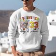 I Survived 6733 Days Baseball Football Softball 100 Days Unisex Sweatshirt I Survived 6733 Days Baseball Football Softball 100 Days Unisex Sweatshirt