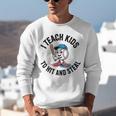 I Teach Kids To Hit And Steal Baseball Softball Coach Unisex Sweatshirt I Teach Kids To Hit And Steal Baseball Softball Coach Unisex Sweatshirt
