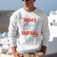 Tired Baseball Mom Club Baseball Mama Mother's Day Unisex Sweatshirt Tired Baseball Mom Club Baseball Mama Mother's Day Unisex Sweatshirt