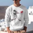 Valentines Baseball Batter Heart Player Silhouette Premium Tri-Blend Unisex Sweatshirt Valentines Baseball Batter Heart Player Silhouette Premium Tri-Blend Unisex Sweatshirt