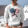 Valentines Baseball Batter Silhouette Heart Men Boys Kid Unisex Sweatshirt Valentines Baseball Batter Silhouette Heart Men Boys Kid Unisex Sweatshirt